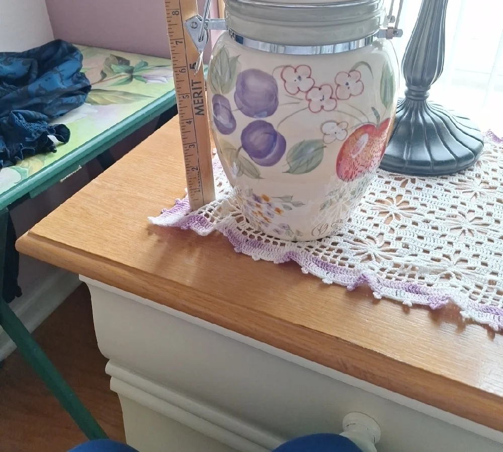 Fruit Design Ceramic Jar